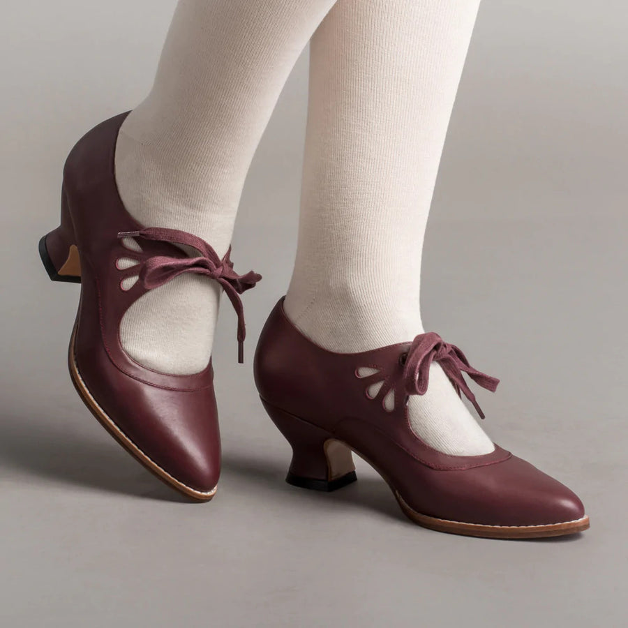 Hollow Out High Heel Lace-up Casual Shoes