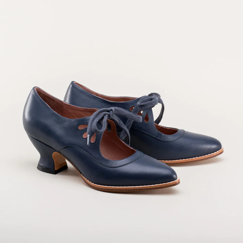 Hollow Out High Heel Lace-up Casual Shoes