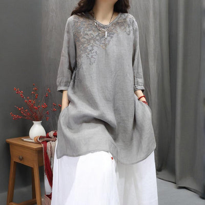 Women's Solid Color Round