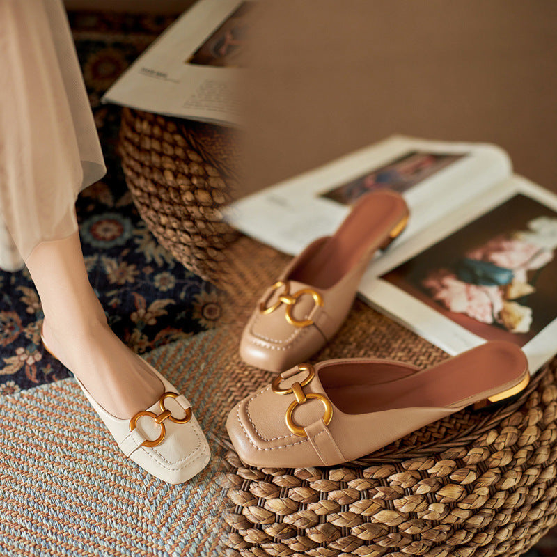 Summer Wear Fashionable Square Toe Korean
