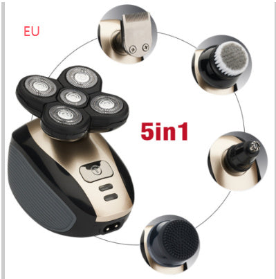 5 In 1 Multifunctional Electric Shaver 5 Blade Razor For Men Shaved