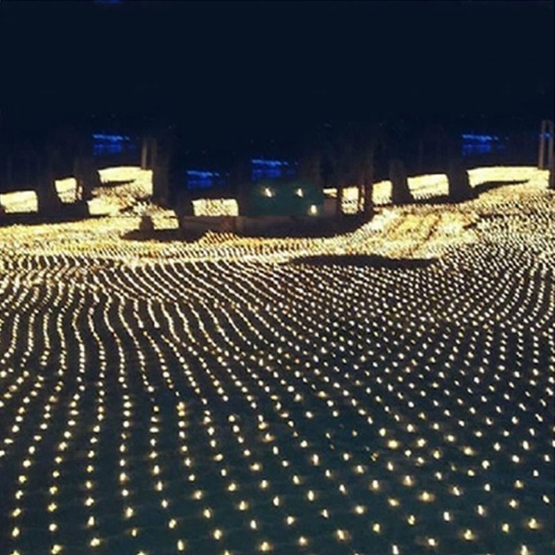 waterproof fishnet lights full of stars paved holiday lights wedding ins decorative lights