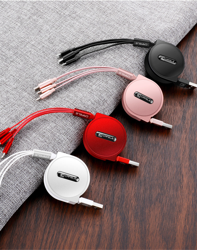 three-in-one charging line mobile phone