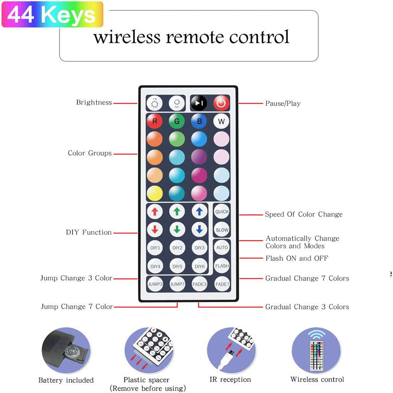LED Strip Lights Lamp 5050 RGB Flexible