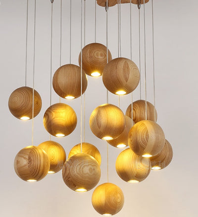 Nordic wood solid wood ball