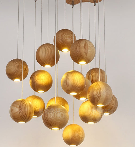 Nordic wood solid wood ball