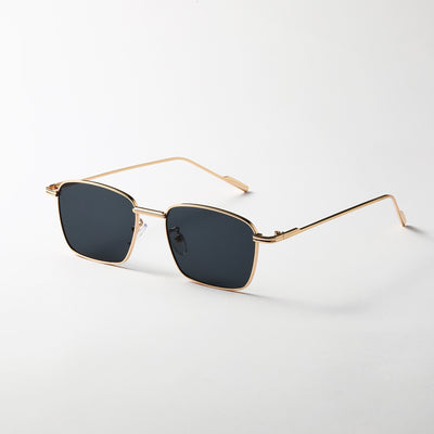 Square Small Frame Color Ocean Film Gradient Sunglasses For Women