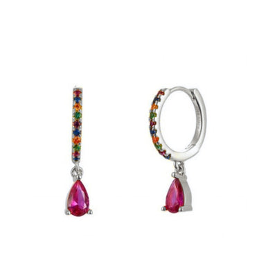 French style ear buckle silver earrings women fashion hot style