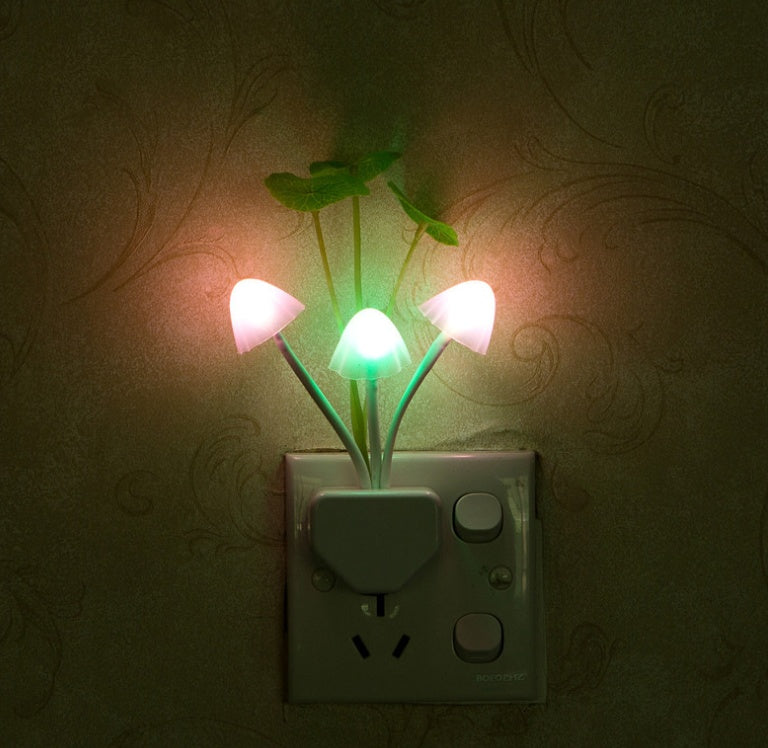 Color LED Mushroom Light, 3