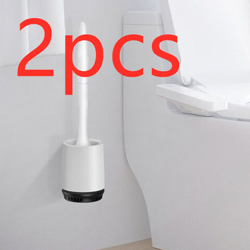 soft rubber head toilet brush