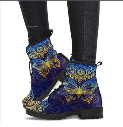 Women Ankle Boots Low Heels Shoes