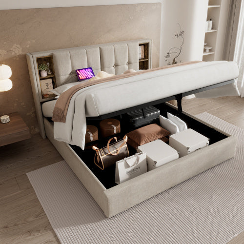 Linen Bed Frame