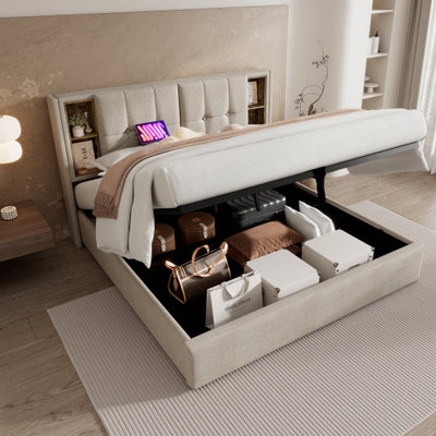 Linen Bed Frame