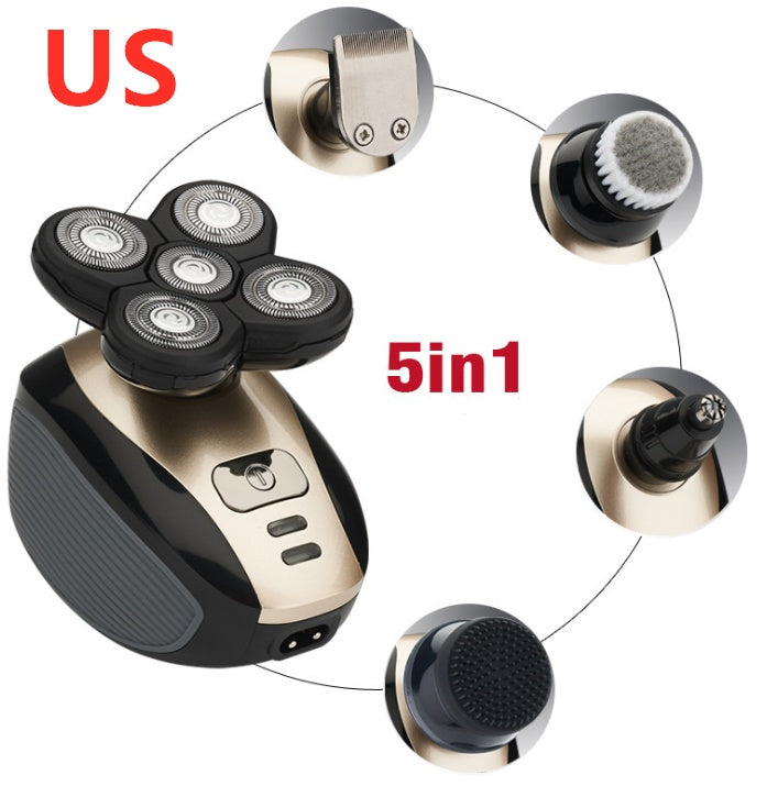 5 In 1 Multifunctional Electric Shaver 5 Blade Razor For Men Shaved