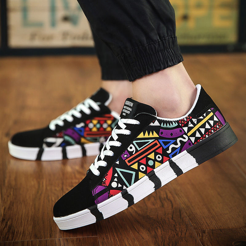 Trendy Man Old Beijing Cloth Shoes Men