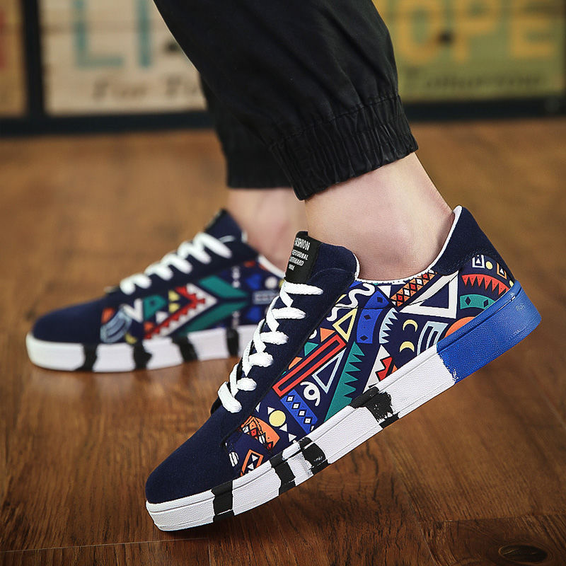 Trendy Man Old Beijing Cloth Shoes Men