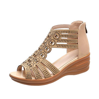 Woman Sandals Women Cyrstal Comfortable