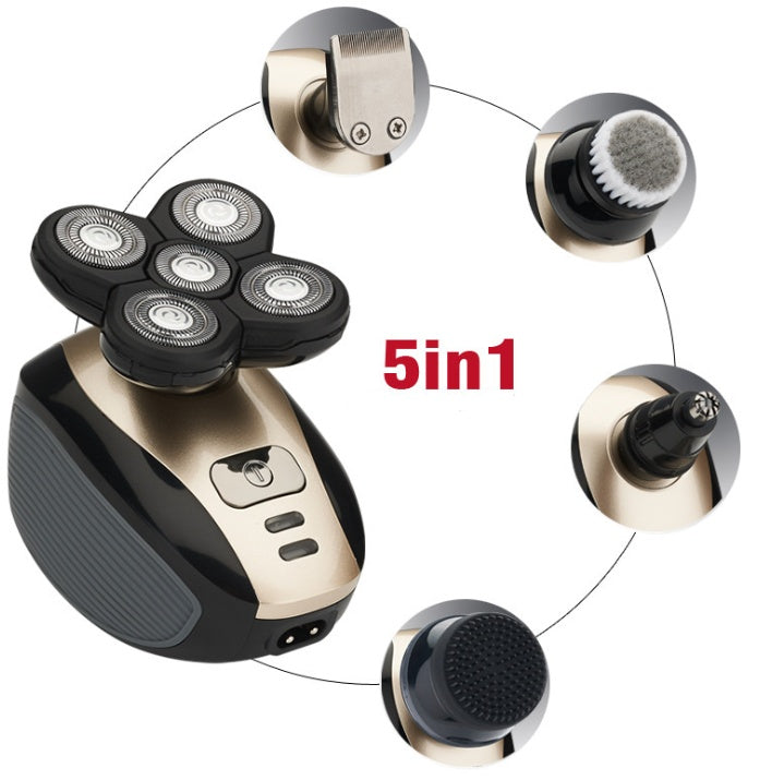 5 In 1 Multifunctional Electric Shaver 5 Blade Razor For Men Shaved