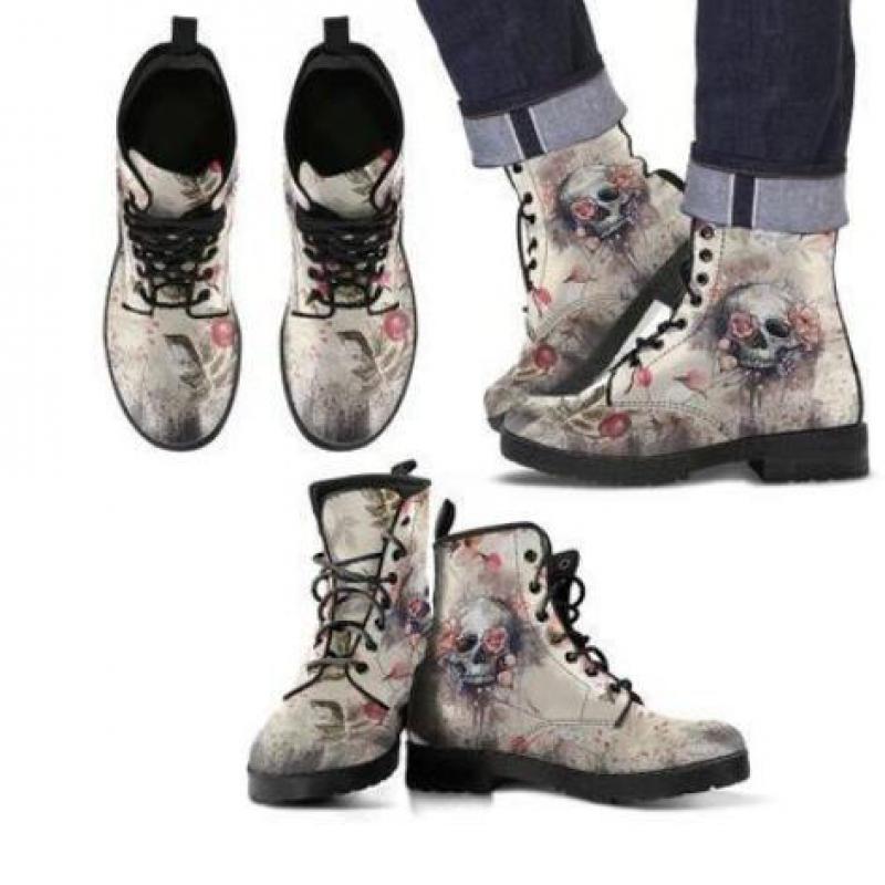 Women Ankle Boots Low Heels Shoes