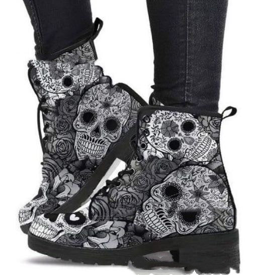 Women Ankle Boots Low Heels Shoes