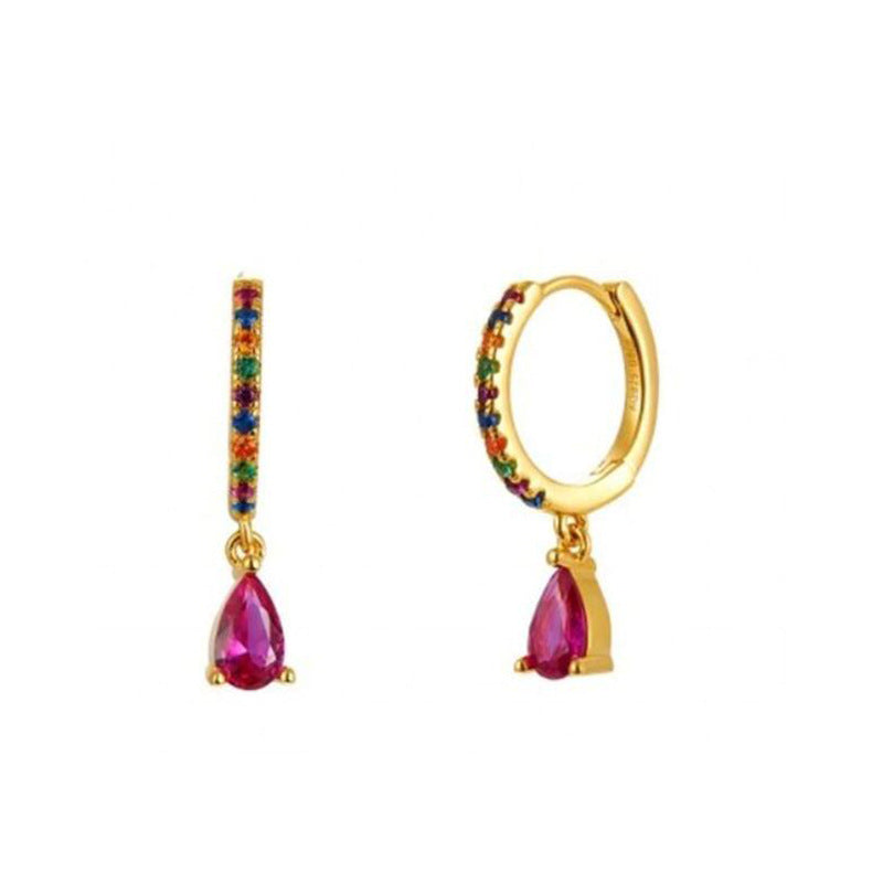 French style ear buckle silver earrings women fashion hot style