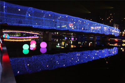 waterproof fishnet lights full of stars paved holiday lights wedding ins decorative lights