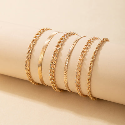 Punk Style Thick Chain Fashion Boho Style Bracelet