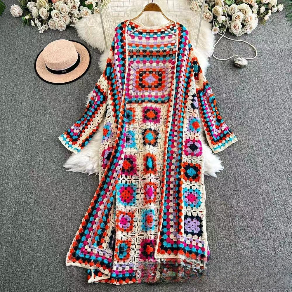 Sweet Heavy Industry Color  Long Sleeve Sweater