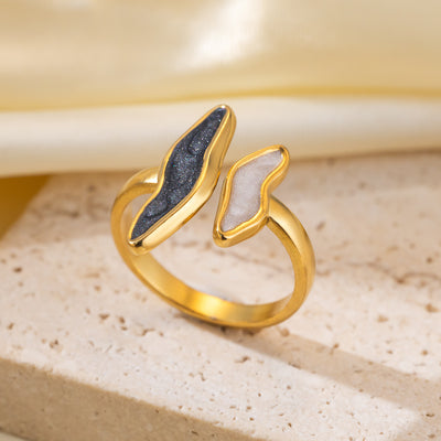 Korean Style Fashion Simple And Cool Style Stainless Steel Ring