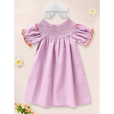 Infant Baby Girls Halloween Dress Ghost Embroidery Dress With Headband Party Costume Dresses
