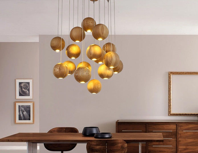 Nordic wood solid wood ball