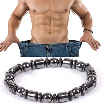 Weight Loss Magnet Bracelets For Women Men Pentagram Stone Magnetic Therapy Bracelets Pain Relief Slimming Health Jewelry