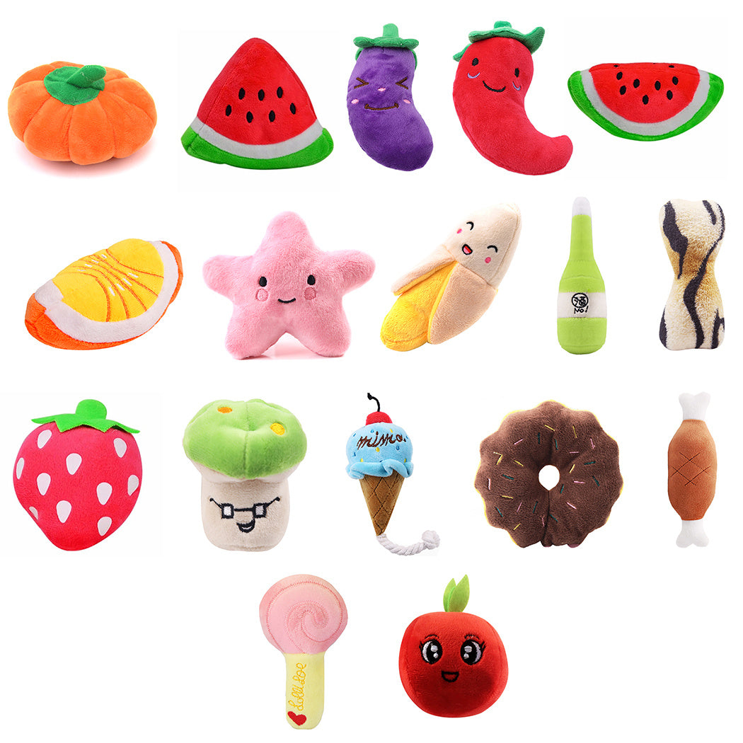 Plush Squeaky Dog Toy"