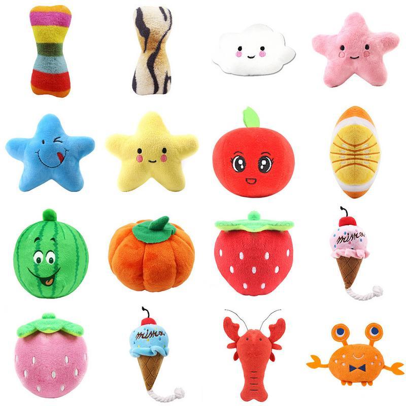 Plush Squeaky Dog Toy"