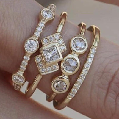 Ring Women's Ring Vintage Simple And Exaggerated Unique Women Ring