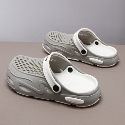 Men's Summer Closed Toe Non-slip Breathable Beach Slippers