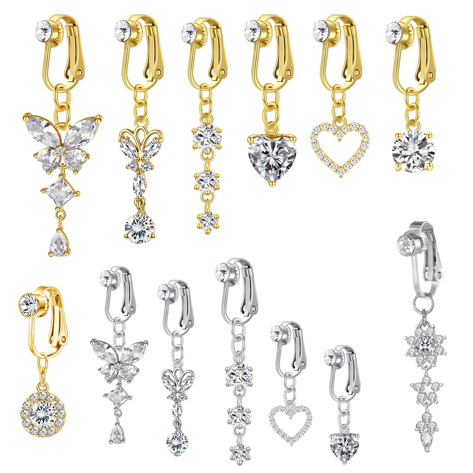 Punch-free Navel Stud Clip-free Products