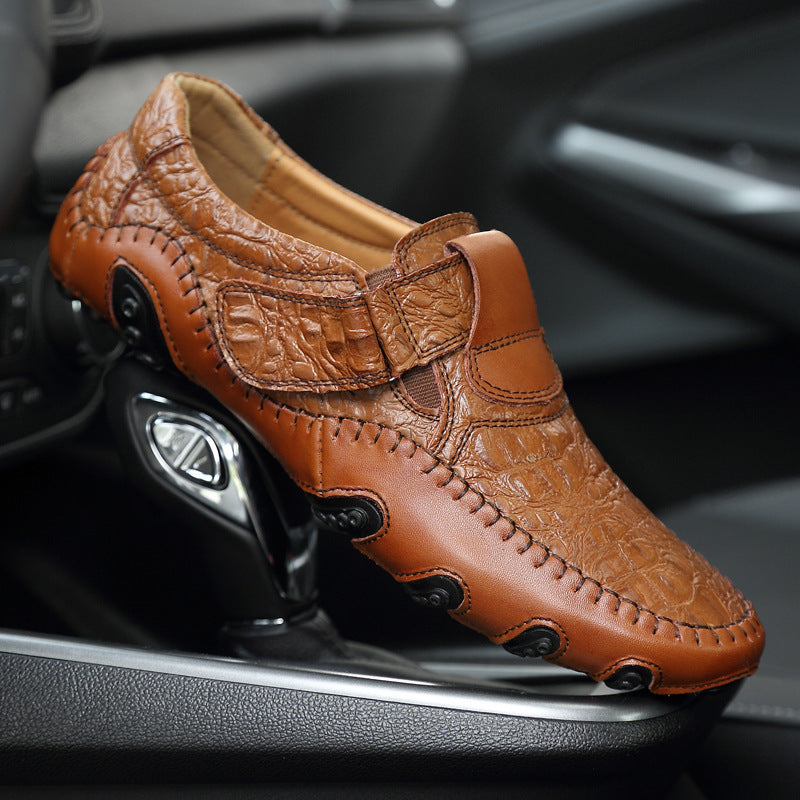 Peas shoes octopus casual leather shoes