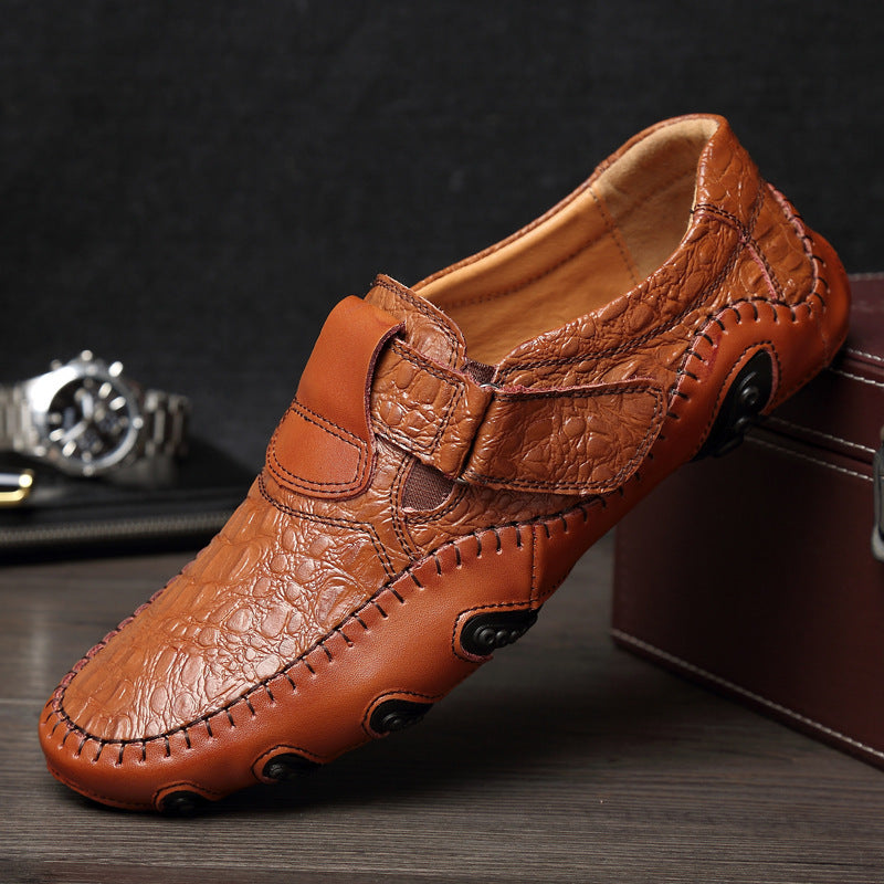 Peas shoes octopus casual leather shoes
