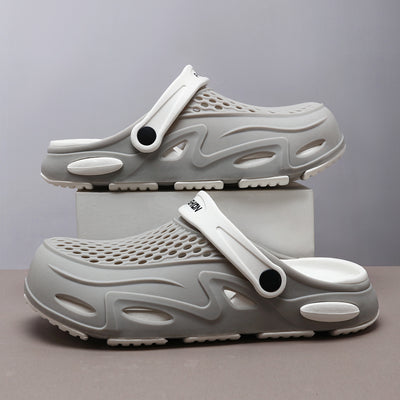 Men's Summer Closed Toe Non-slip Breathable Beach Slippers