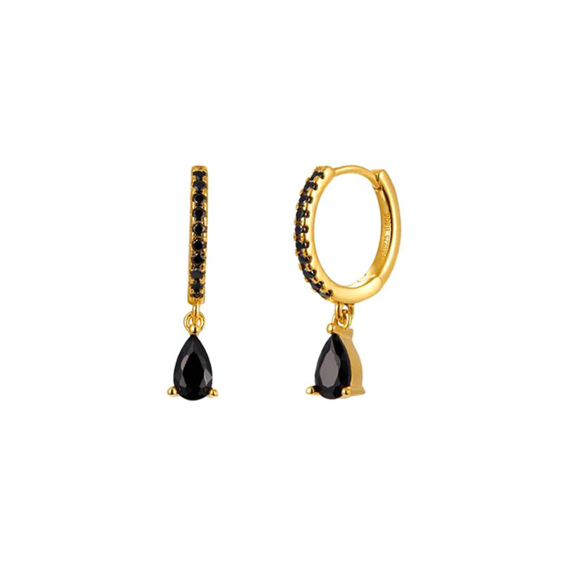 French style ear buckle silver earrings women fashion hot style