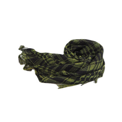 Network Silk Houndstooth Square Keffiyeh Military Fans Tactical Tassel Desert Scarf