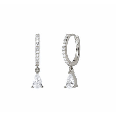 French style ear buckle silver earrings women fashion hot style