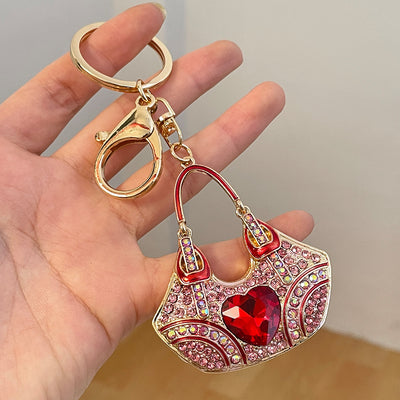 Fashion Exquisite Diamond Crystal Car Key Ring
