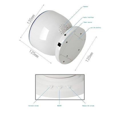 Ocean Wave Projector LED Night Light Remote Control