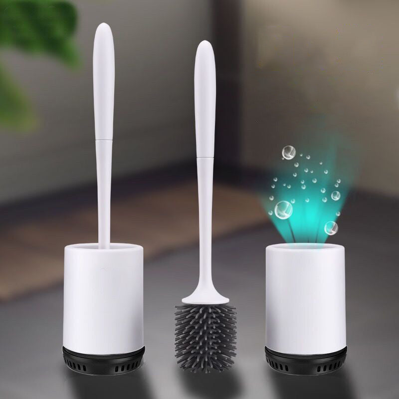 soft rubber head toilet brush