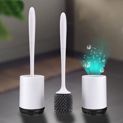 soft rubber head toilet brush