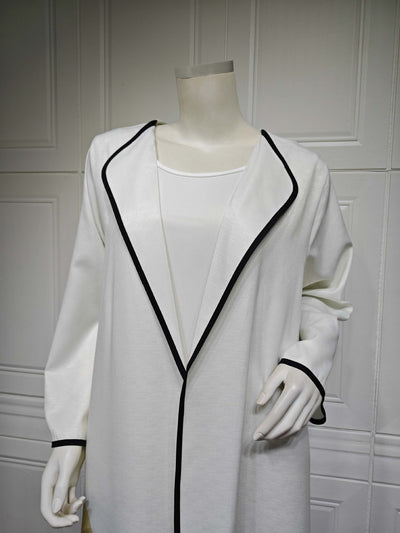 MQ111 Muslim Fashion Robe Abaya Cardigan Coat