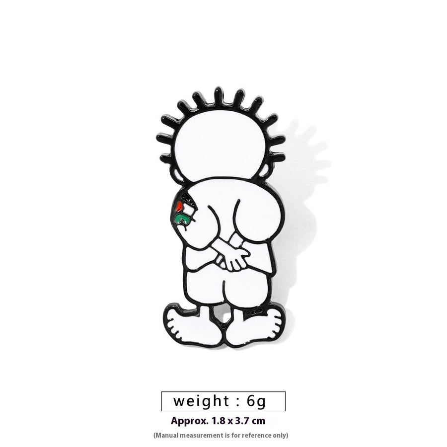 Free Palestine Flag Brooch Gold Badge Clothes Accessories Pin