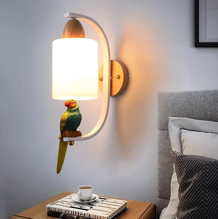 Solid Wood Bedside Lamp Minimalist Creative